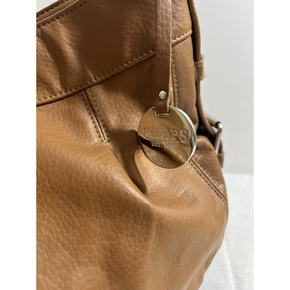Chaps Hadbag Medium Brown Hobo 14x10” - Picture 5 of 7